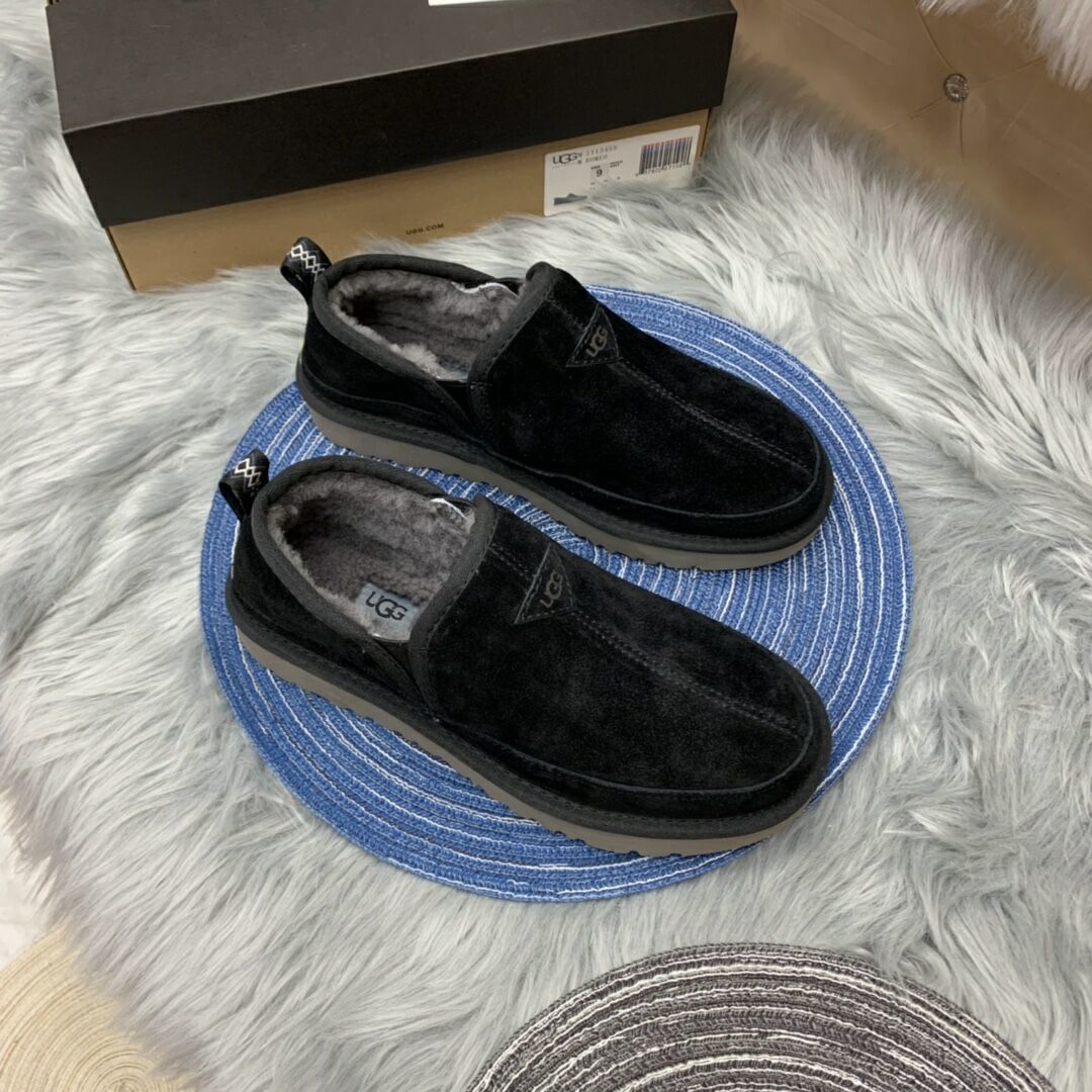 3455 Men's Slip-On Low-Top Shoes – Black
