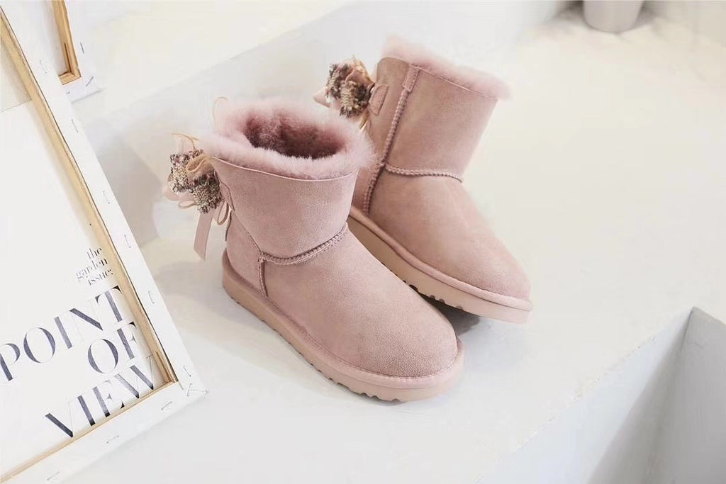 6503 New 3-Way Winter Boots – Dusty Pink