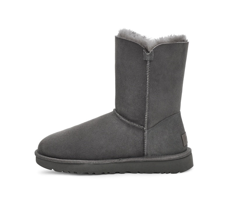 2480 Side-Zip Mid-Calf Boots – Gray
