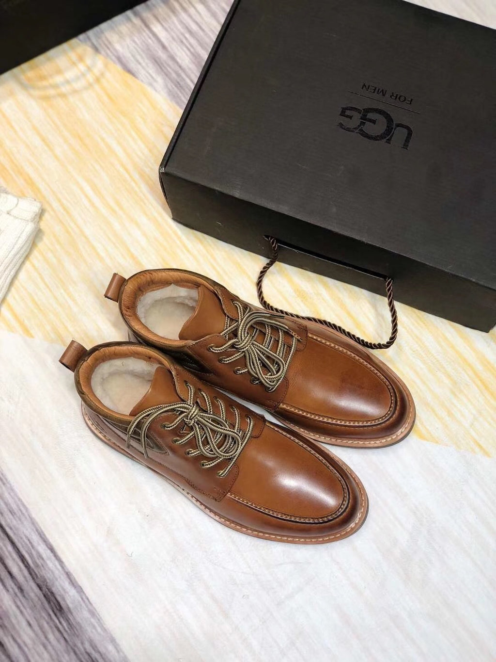 0726-1 Upgraded Series Leather Shoes – Brown