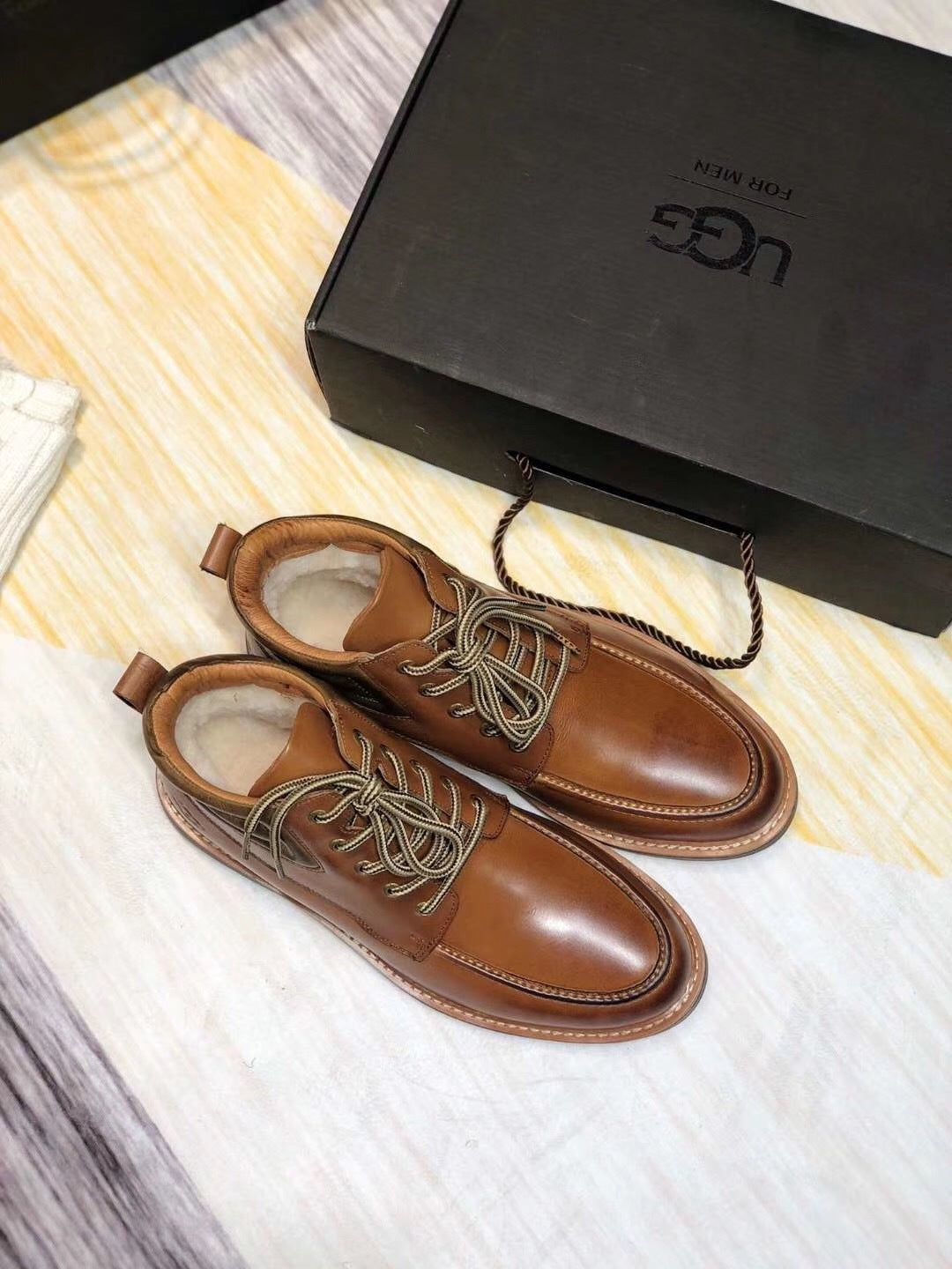 0726-1 Upgraded Series Leather Shoes – Brown