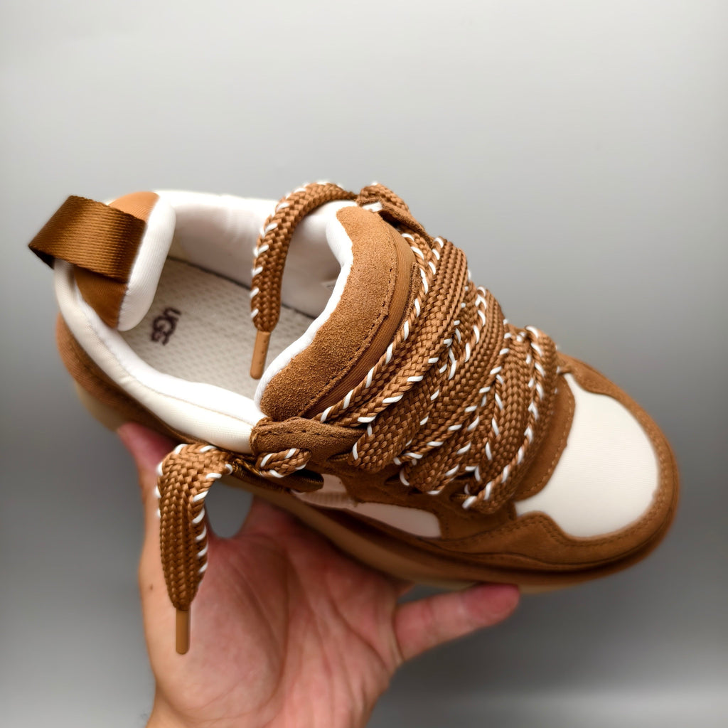 1541 Chunky Platform Lace-Up Sneakers – Chestnut