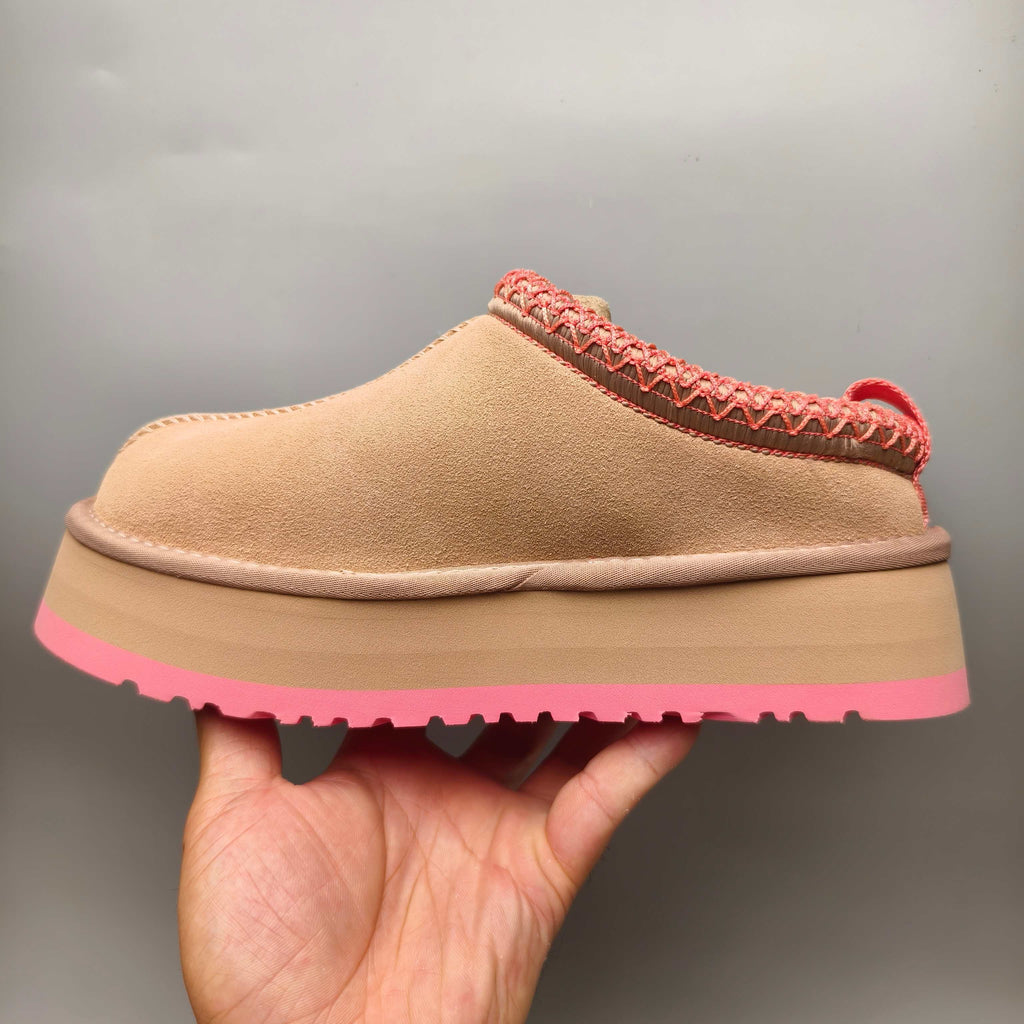 2553 / 2130 Boho-Inspired Platform Casual Shoes – Pink