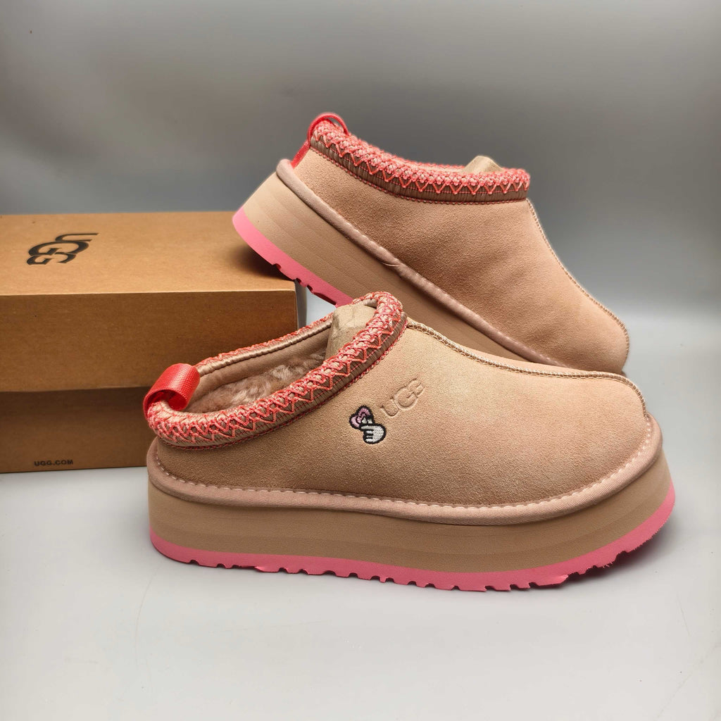 2553 / 2130 Boho-Inspired Platform Casual Shoes – Pink