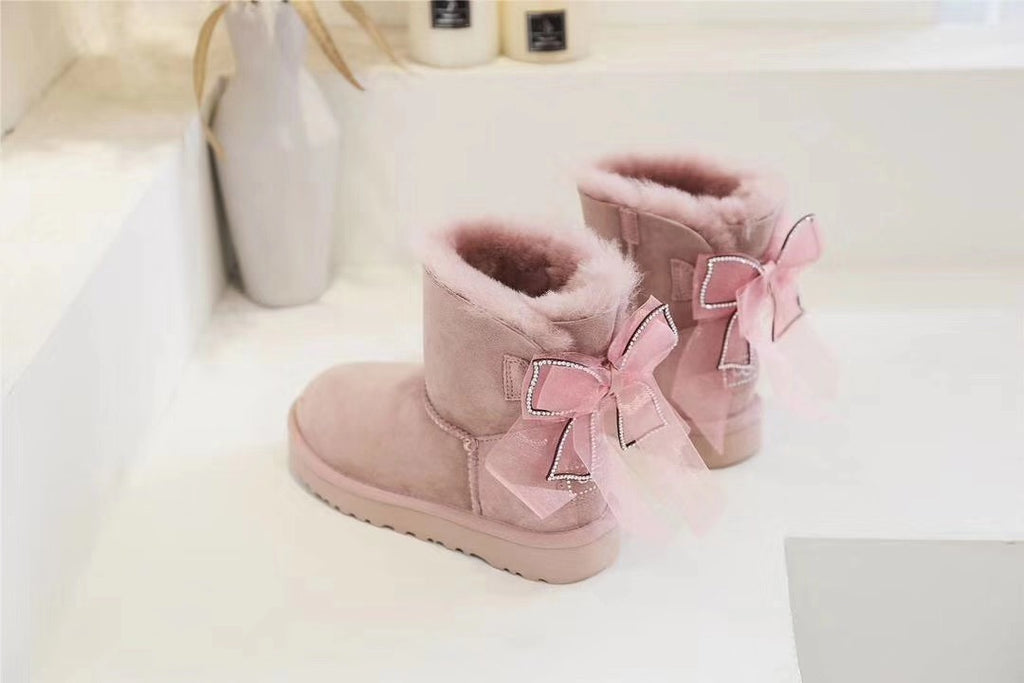 6503 New 3-Way Winter Boots – Dusty Pink