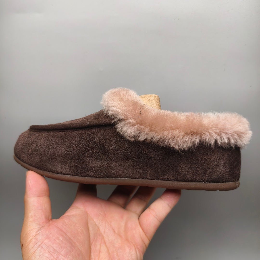 1391 Slip-On House Shoes – Chocolate Brown