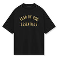 Fear Of God Essentials Jersey Crewneck Black T Shirt (FW24)