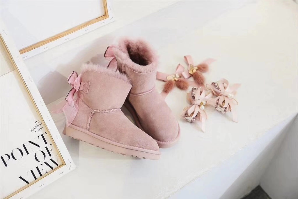 6503 New 3-Way Winter Boots – Dusty Pink