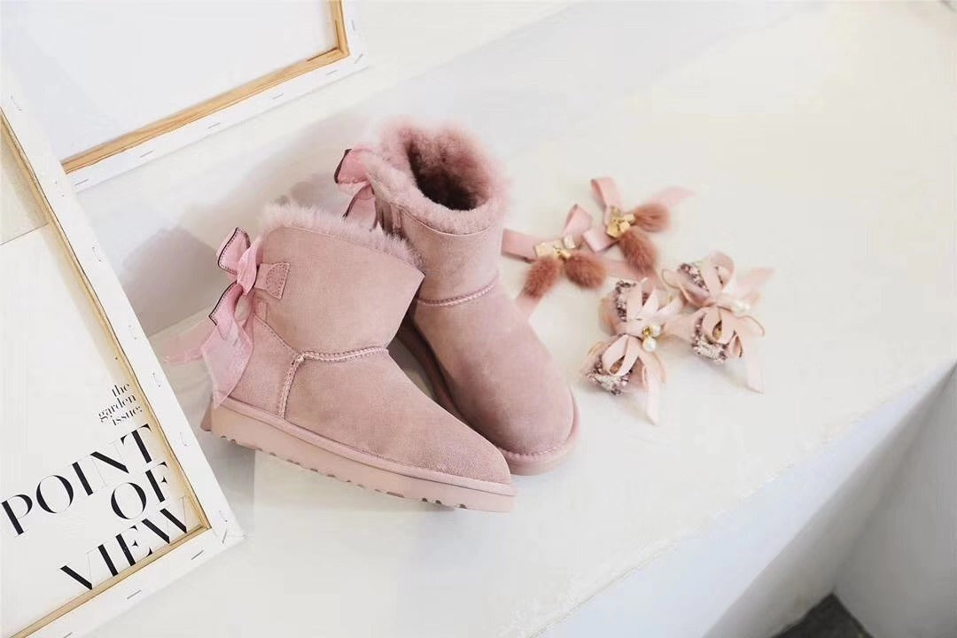 6503 New 3-Way Winter Boots – Dusty Pink