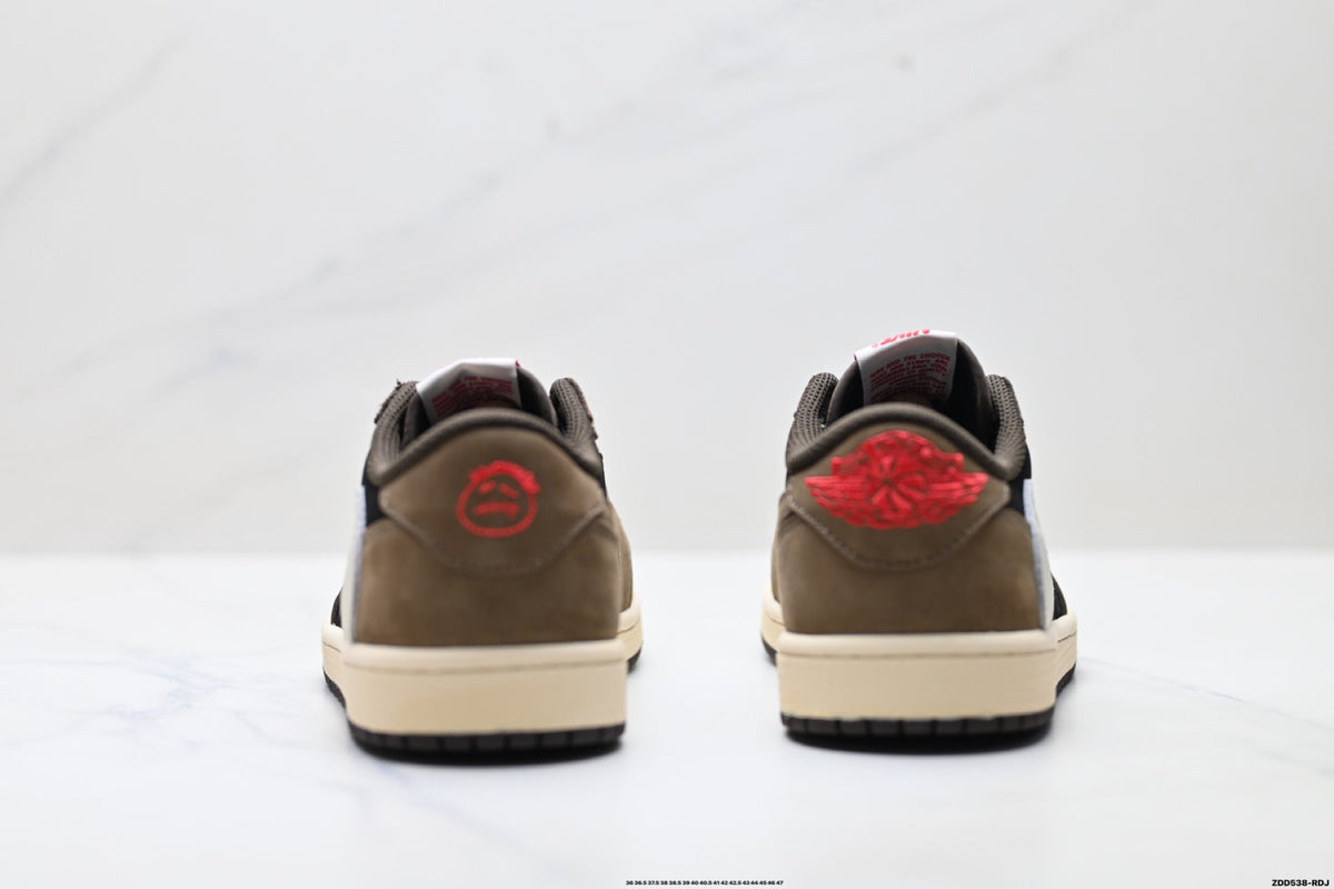 Nike Low-Top Sneakers Black Brown Beige Unisex Style 43