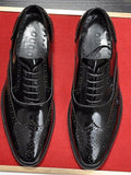 Gucci Men's Glossy Brogue Oxford Shoes