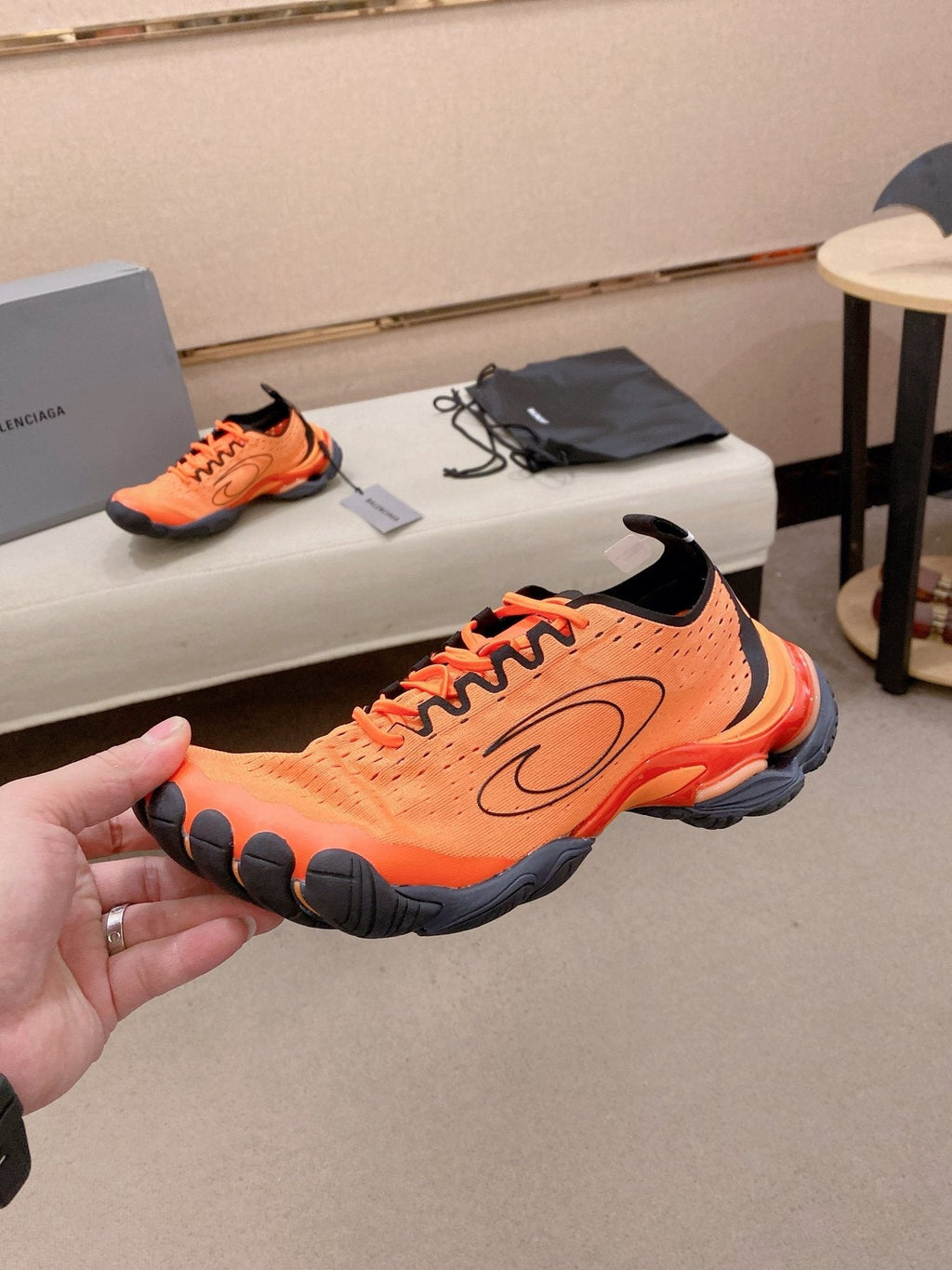 Balenciaga Anatomic Runner Five-Toe Sneakers