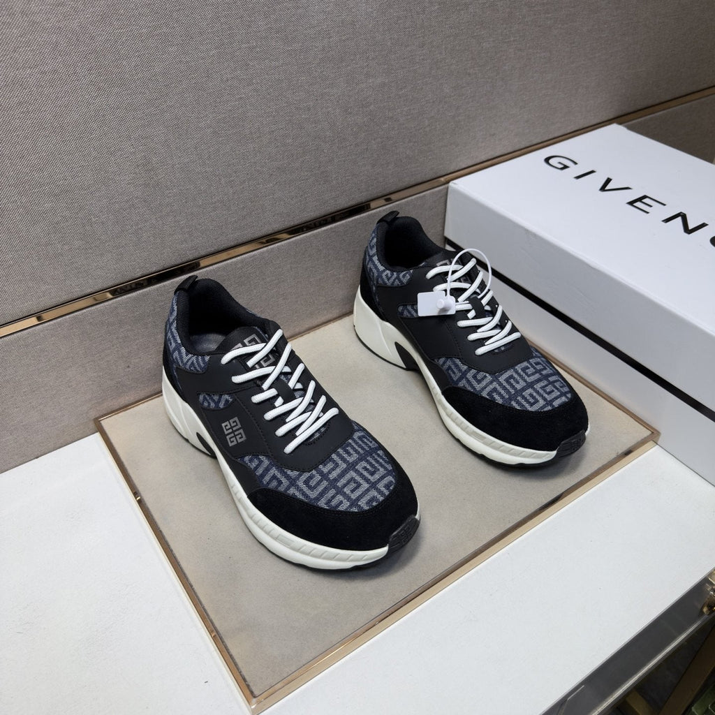 Givenchy Geometric Panel Low-Top Sneakers