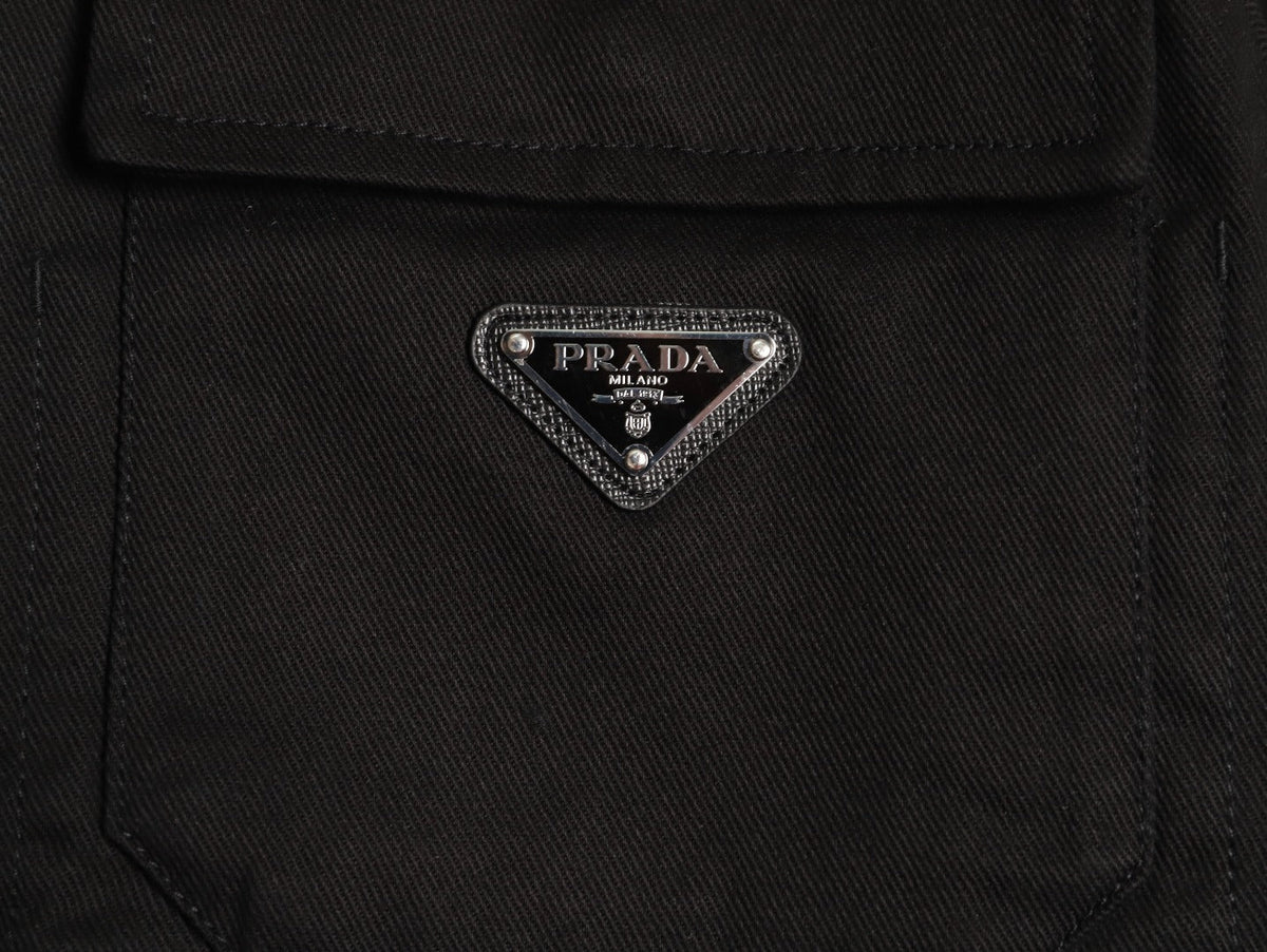 Prada Four-Pocket Workwear Jacket - Black